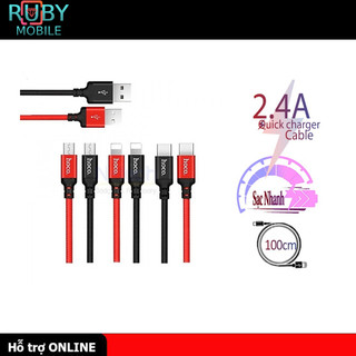 Cáp sạc dây dù x14 1m siêu bền