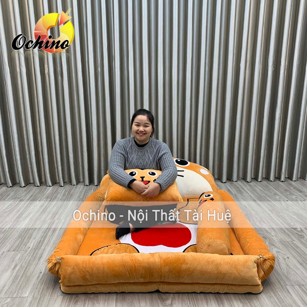 Giường nệm thú bông Dáng Nôi Hàng handmade Size 1m1 x 1m6