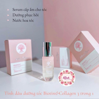 Tinh dầu dưỡng tóc biotin collagen hồng - 60ml