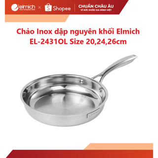 Chảo Inox dập nguyên khối Elmich EL-2431OL Size 20,24,26cm
