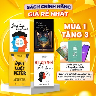 Bộ sách giao tiếp thông minh, đọc vị con người, đọc suy nghĩ thấu tâm can, định luật peter - bizbooks