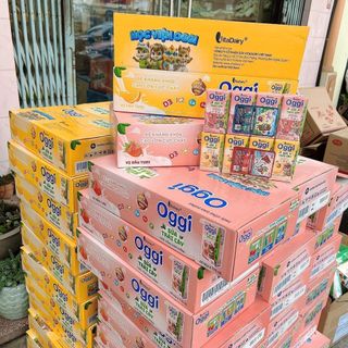Sữa trái cây Oggi VitaDairy - Dâu tươi/Cam tươi - Thùng 48 Hộp/110ml