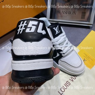 Giày thể thao LV TRAINER x N_IKE  ĐEN TRẮNG.