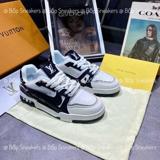 Giày thể thao LV TRAINER x N_IKE  ĐEN TRẮNG.