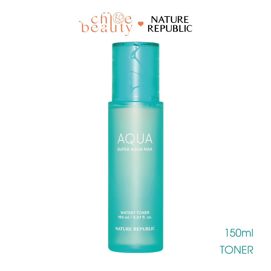 Nước cân bằng da cấp ẩm NATURE REPUBLIC Super Aqua Max Watery Toner 150ml