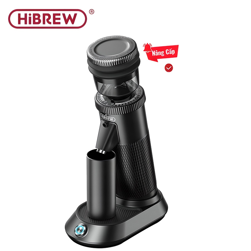 Máy xay hạt cà phê chuyên nghiệp Single Dose tích hợp 36 chế độ xay thương hiệu HiBREW G5 - Hàng Nhậ