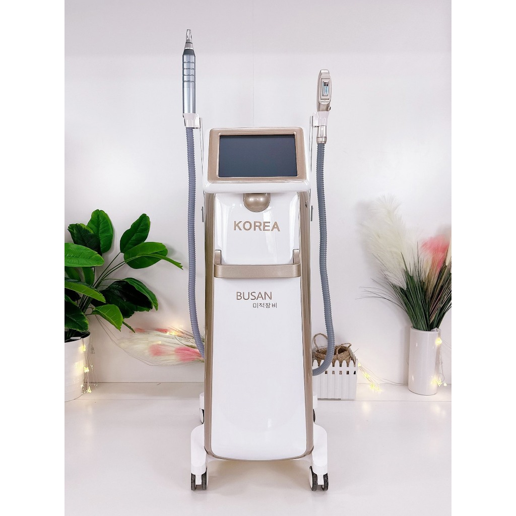 [BH 18 tháng] MÁY TRIỆT LÔNG XÓA XĂM LASER BUSAN KOREA | TRIỆT LÔNG XÓA XĂM LASER BUSAN KOREA 2 IN 1