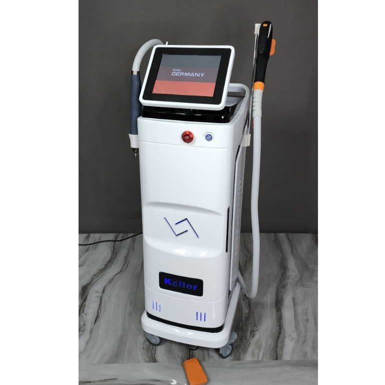 Máy Triệt Lông Laser Xóa Xăm 2in1 | Máy Lazer Diode Laser Beauty Gemany ( Tongkhothietbispavn )