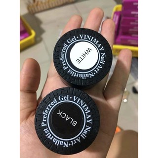 Gel nhện vinimay trang trí móng (trắng, đen)