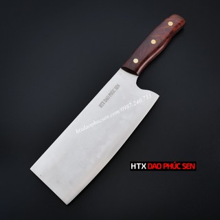 Dao thái thịt thép không rỉ cao cấp stk02 htx dao phúc sen