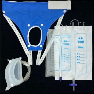 Dụng cụ hỗ trợ đi tiểu cho người bệnh nam, nữ Chất liệu silicon Túi đựng nước tiểu 1000L, 2000L