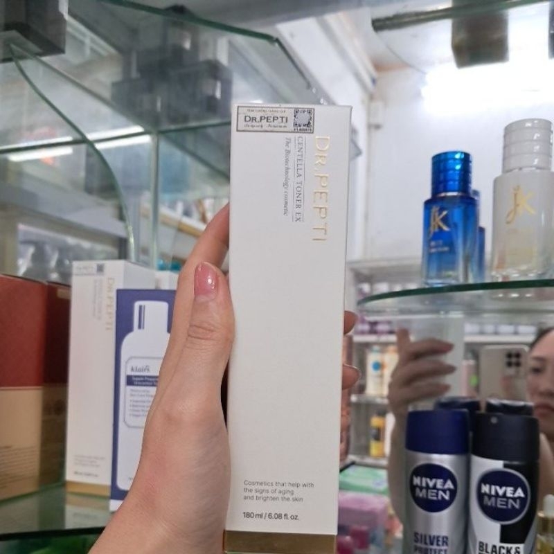 Nước hoa hồng Dr pepti centella 180ml hàn quốc