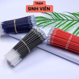 Combo Ngòi Bút Gel - Ruột Bút Mực 0.5mm, dài 13cm, Dùng Cho Bút Nắp Đậy Màu (Đen / Đỏ / Xanh) Giá Rẻ