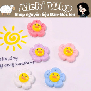 Charm hoa mặt trời làm phụ kiện điện thoại, làm đồ handmade