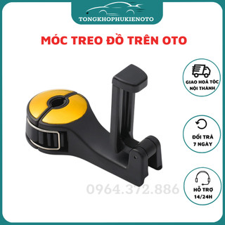 Móc Treo Đồ Gắn Sau Ghế Xe Ô Tô Tiện Lợi