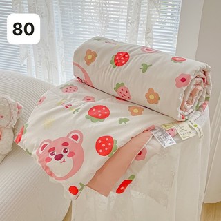Chăn hè cotton đũi chần bông 2mx2m3 hàng nhập loại 1