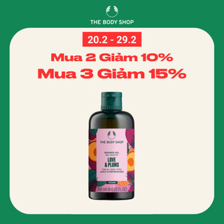 Sữa tắm the body shop love & plums shower gel 250ml
