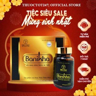  ✅ Viên Nang Đông Trùng Hạ Thảo Banikha Thiên Phúc hộp 2 lọ 60 viên 👍 Freeship  ❤️ 
