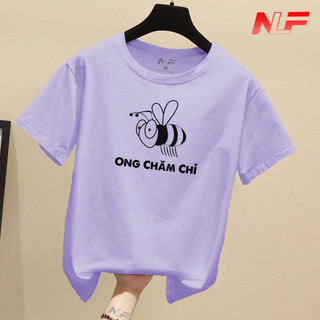 Áo Thun Nữ Tay Ngắn Form Rộng Con Ong AT-050 - Trending Xu Hướng - Phù Hợp Mọi Vóc Dáng - NLF Unisex Fashion
