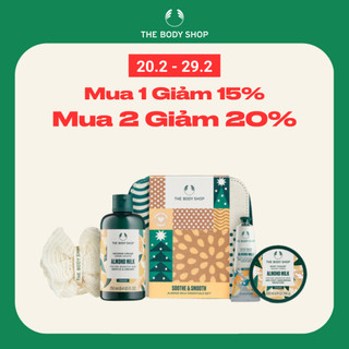 Set quà fullsize 4 món the body shop small almond milk