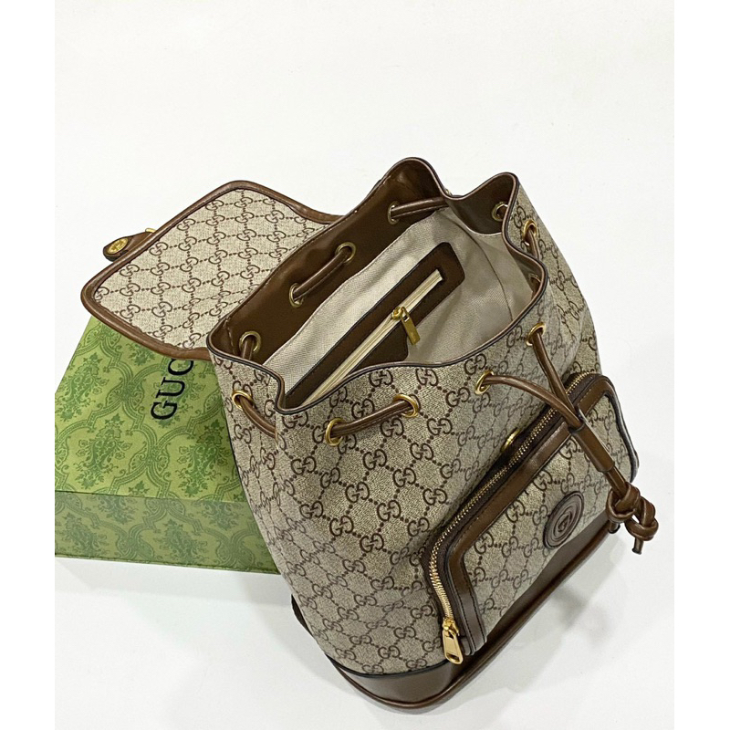 Balo nam nữ unisex bản da thật size 27 đi học du lịch thời trang gucci ophida fullbox hàng sẵn