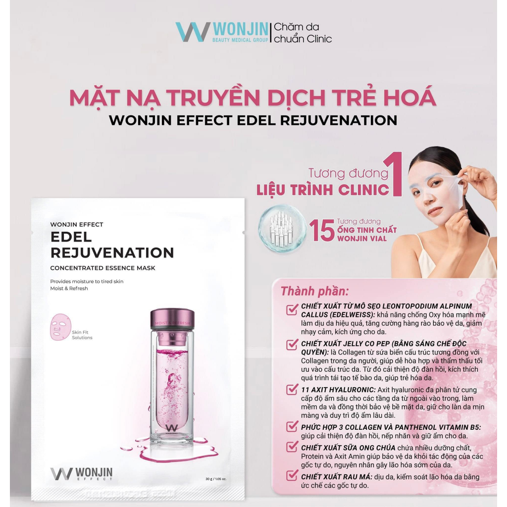 Mặt nạ Wonjin Always Dream Pack  - Mibebe