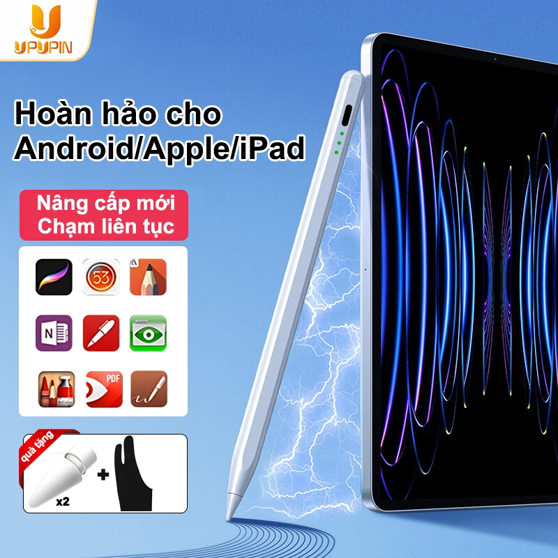 Bút cảm ứng UPUPIN đa năng có chức năng cảm ứng chống lòng bàn tay cho Bút chì bút máy tính bảng iOS Android