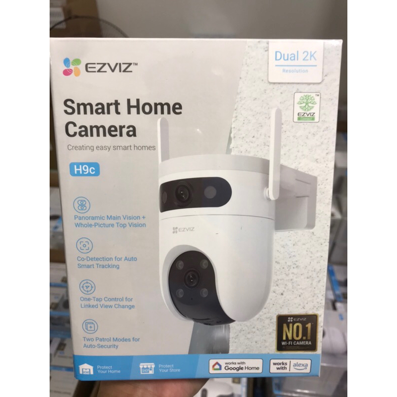 Camera wifi ống kính kép Ezviz H9C H90 chính hãng, màu ban đêm, báo động, đàm thoại | BigBuy360 - bigbuy360.vn