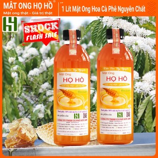 1 Lít mật ong hoa cafe nguyên chất Họ Hồ đặc sản tây nguyên