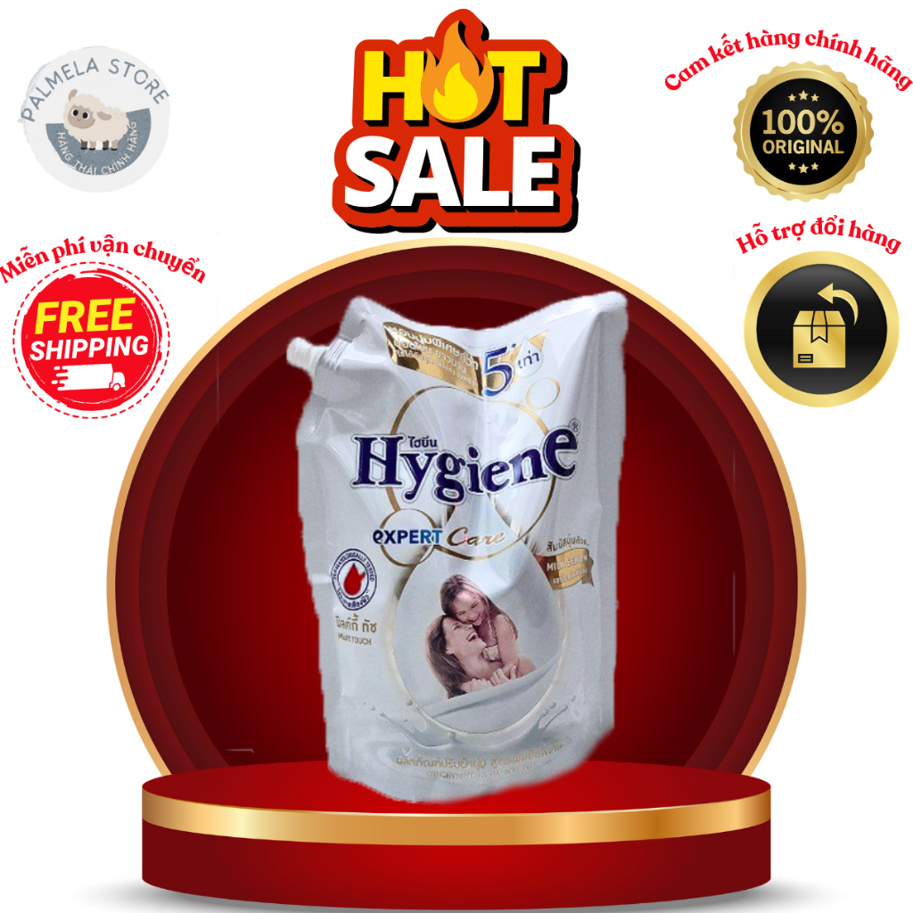 (Hàng Nhập Khẩu ) NƯỚC XẢ VẢI ĐẬM ĐẶC HYGIENE THÁI LAN (1300ml), Nước xả vải HYGIENE THÁI LAN Chính 