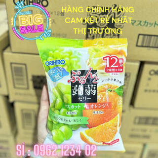 Thạch hoa quả orihio túi 240g 12 cái