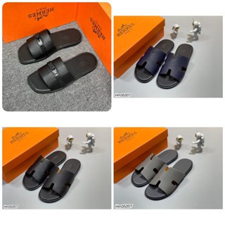 [Có video] Dép Thời Trang Nam Quai Ngang HM 4 Màu Siêu Hót - Dép HM Nam Full Box Xịn Xò