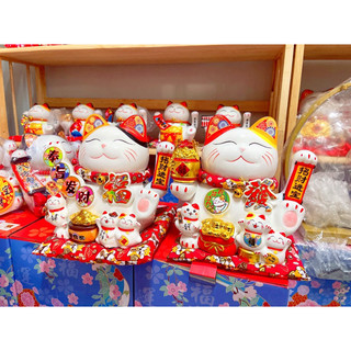 Mèo thần tài chiêu tài lộc 25cm