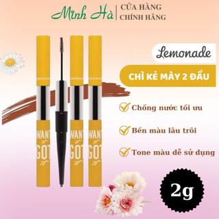 Chì kẻ mày 2 đầu Lemonade Dual Eyebrow Want It Got It