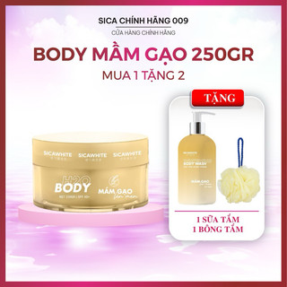 Kem body mầm gạo sica white 250g
