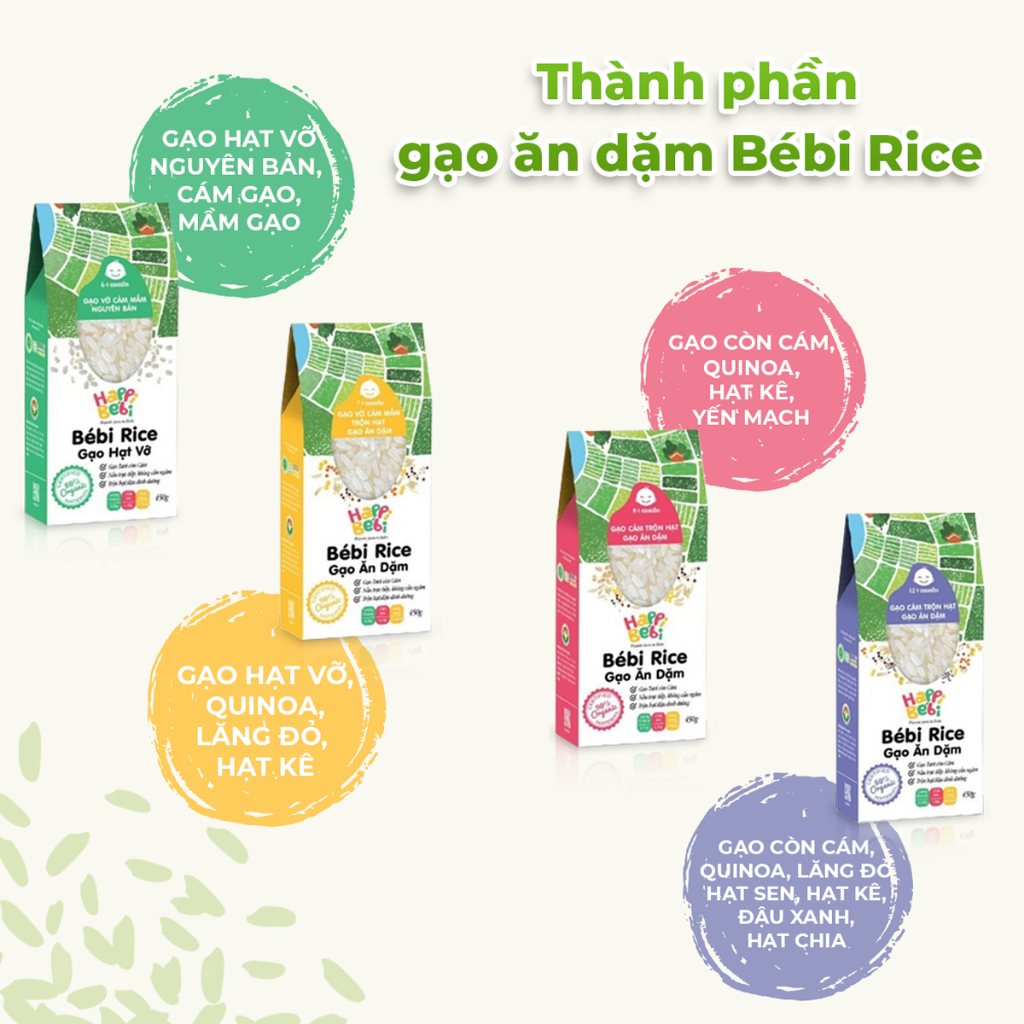 Gạo Trắng Hữu Cơ Hoa Sữa 1kg An Toàn Sức Khỏe Cho Bé Ăn Dặm