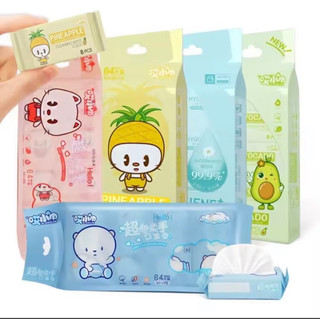 Khăn ướt mini gói 8 tờ lốc 8 gói