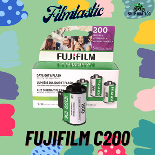  Film Fuji C200  Fujifilm 200  36 kiểu - Date xa 2026 - Phim máy ảnh film 35mm 135 indate 