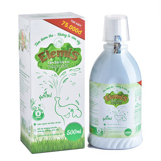 Nước tắm gội thảo dược dành cho trẻ sơ sinh và trẻ nhỏ elemis 500ml