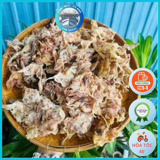 Đầu mực khô nhỏ - nấu súp rim xào nấu mì... đặc sản khô cà mau nhà tám hoàng