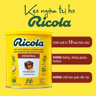  Kẹo ngậm ho Ricola Original Herb 250g  100 Viên  - Mẫu mới hàng Nội địa Đức 