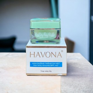 Kem dưỡng trắng da mặt mịn như nhung havona e16 20g