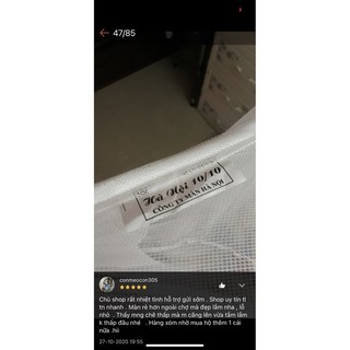 Màn tuyn trắng , tuyn hoa thủ đô 10/10 đủ kích thước