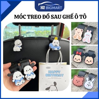 Móc treo đồ chữ S hình thú cute móc treo đồ sau ghế ô tô