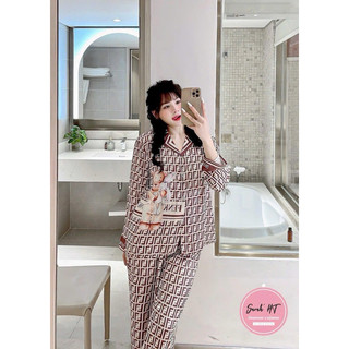 sét đồ ngủ lụa xước hàng thiết kế cao cấp