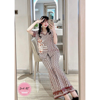 sét đồ ngủ lụa xước hàng thiết kế cao cấp