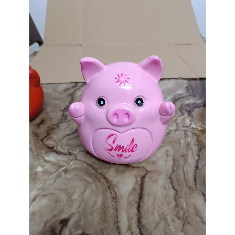 Lợn đất tiết kiệm,heo đất làm quà tặng,Heo đất hình Pikachu Smile THIẾT MAI SHOP( Hình thật )