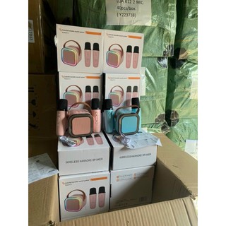 Loa Kèm Micro Karaoke Bluetooth Không Dây