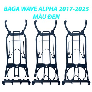 Baga giữa wave 110 đời 2017-2025 mẫu đen sơn tĩnh điện cao cấp pttt