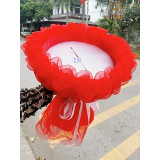 cốt voan tròn cắm 30 bông